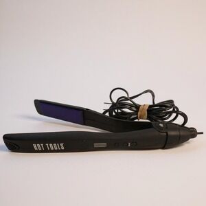 Hot Tools Professional‎ Digital Ceramic Flat Iron Hair Straightener Black